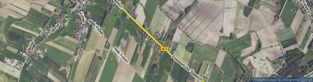 Zdjęcie satelitarne Powstańców Śląskich ul.